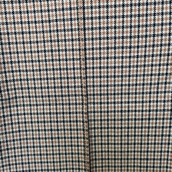 Loft Five Pocket Flare Pants in Plaid Bi-Stretch Size 6 NWT - Picture 11 of 12
